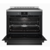 EFS9010AINDB Euromaid 90cm Induction Freestanding Cooker with Air Fry - Dark Stainless Steel 